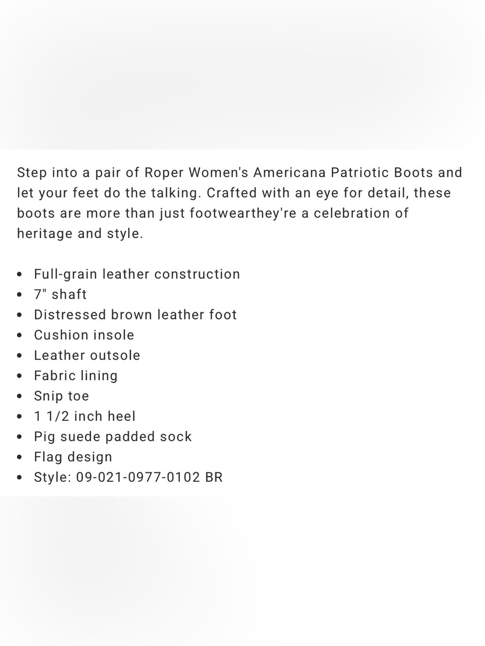 Americana Patriotic Western Boots USA Flag Leather Summer 4th of July Cowboy 8 - Picture 14 of 15